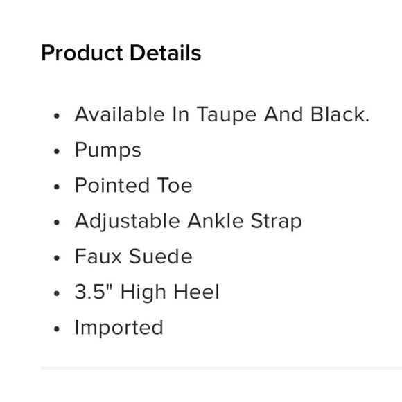 Keeley Pumps - Black Size 6.5 NWOT - Picture 6 of 9